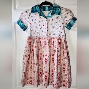 Handmade Little Red Riding Hood girl's dress (no tags)